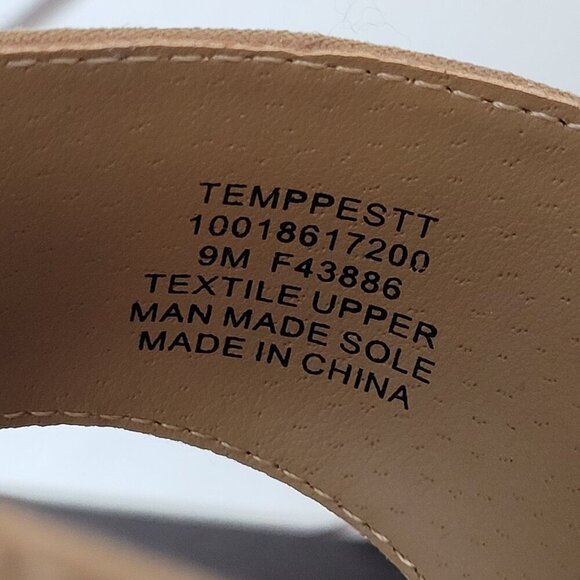 NEW Style & Co Womens 9 Tan Tempestt Wedge Sandals  Adjustable Buckles - Picture 4 of 6
